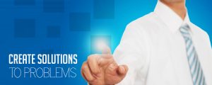 create solutions to problems