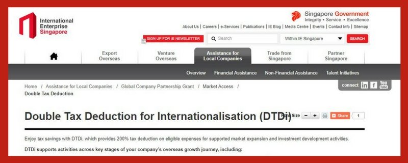 double tax deduction for internationalisation
