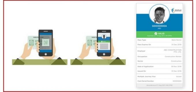 quick guide new work pass card and sgworkpass mobile app